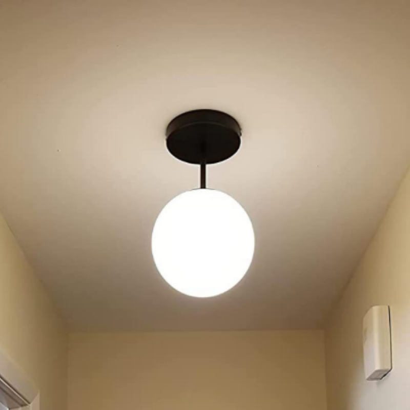 Valentina Moderne LED-Deckenleuchte, Kugel, Gold, Schlafzimmer/Wohnzimmer