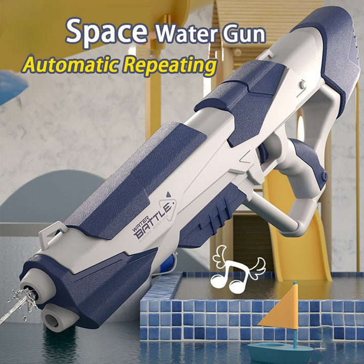 Wasserpistole mit Druckstrahl & USB-Akku für Kinder & Erwachsene – SpritzPower X1
