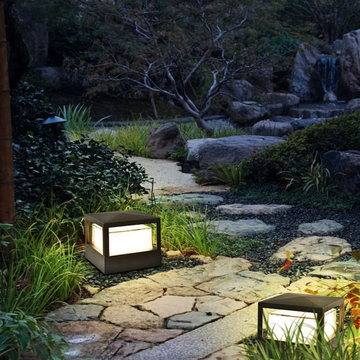 Moderne quadratische wasserdichte LED-Außenleuchte