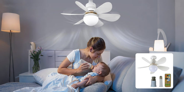BreezeLux | Deckenventilator mit Licht 2-in-1