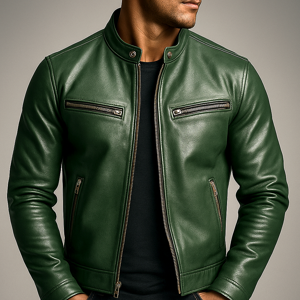 Vintage-Lederjacke für Herren – Zeitloser Stil, Handwerkskunst von höchster Qualität