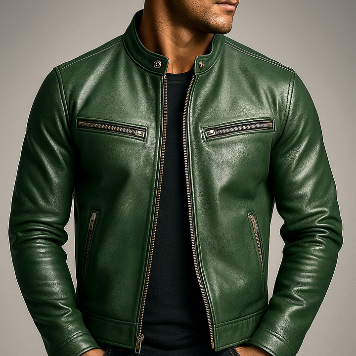 Vintage-Lederjacke für Herren – Zeitloser Stil, Handwerkskunst von höchster Qualität