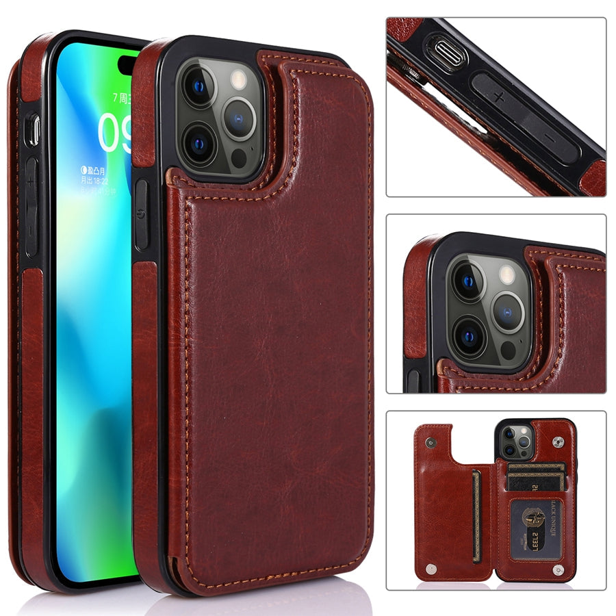 LeatherGuard | Elegante Lederhülle mit Kartenfächern und Magnetverschluss | Vanero