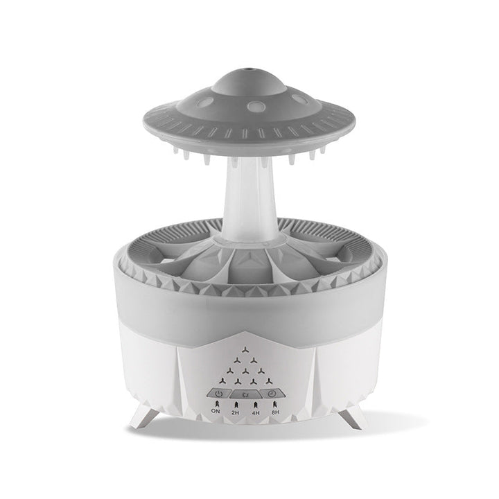 Regenwolken-Diffuser mit Fernbedienung, 350 ml und bis zu 10 Stunden Regen