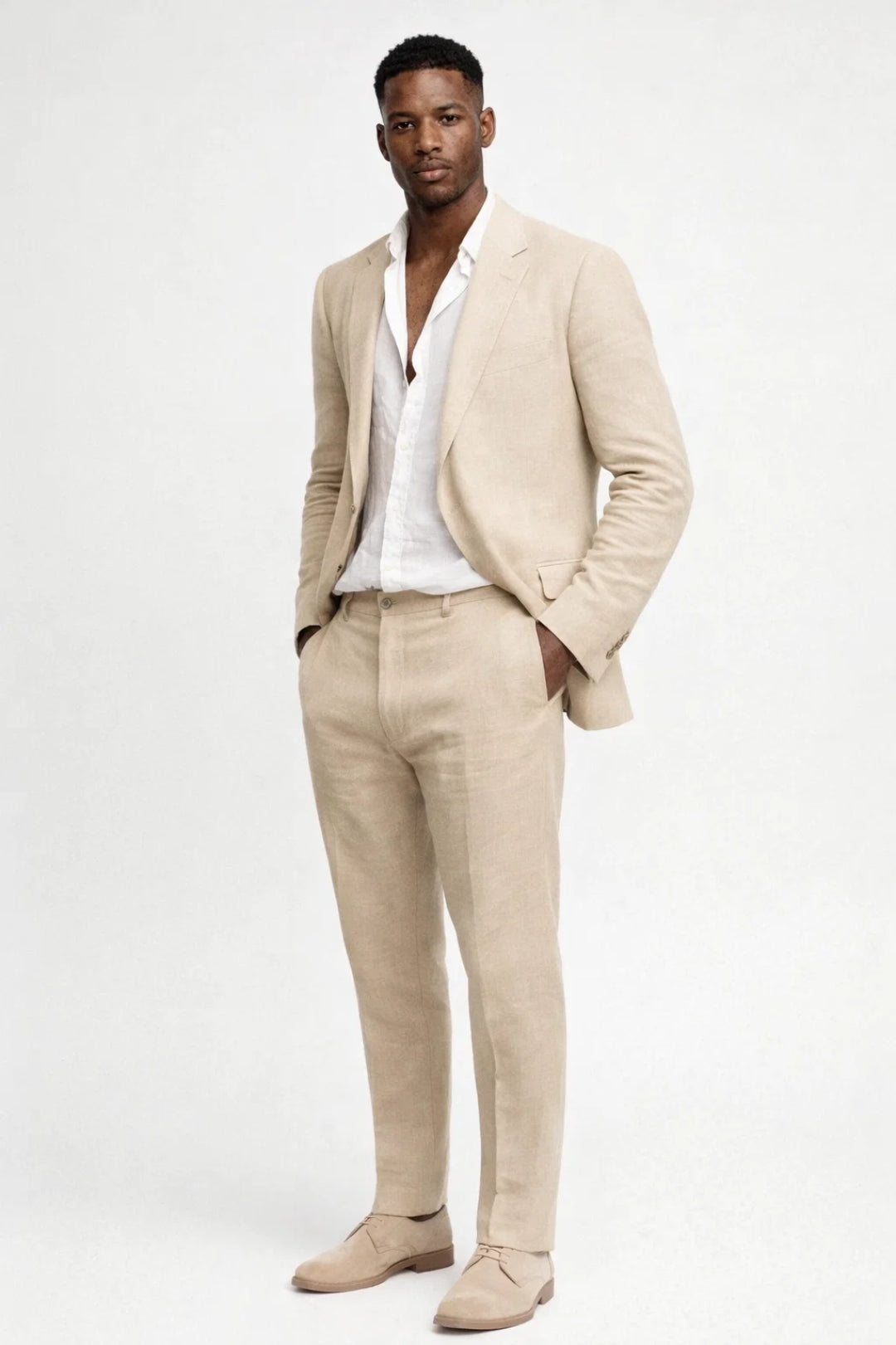 Taillierter Herren-Zweiteiler: Blazer und Hose – eleganter Anzug