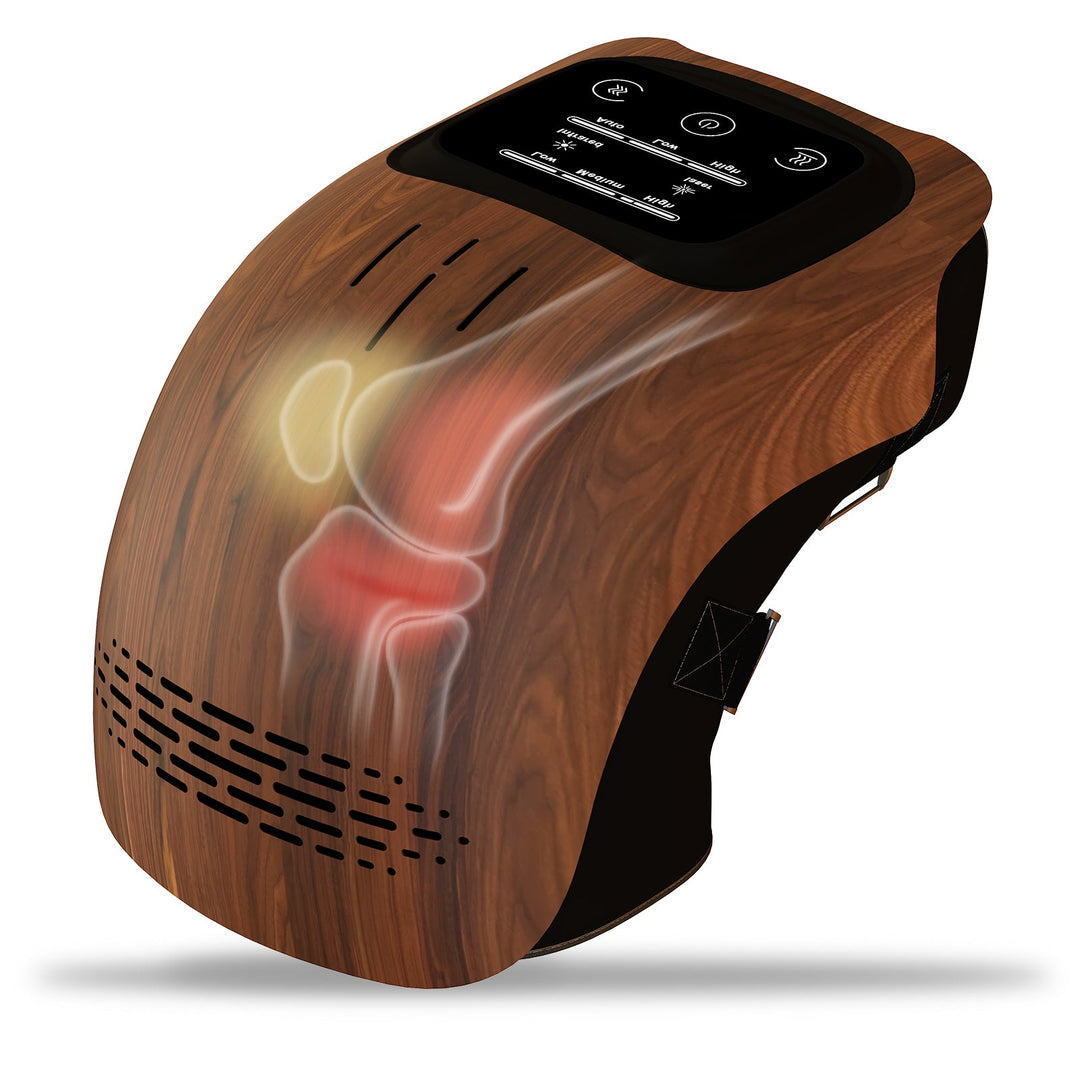 Wiederaufladbares Knie-Massagegerät mit Wärme, Kneten und Vibration