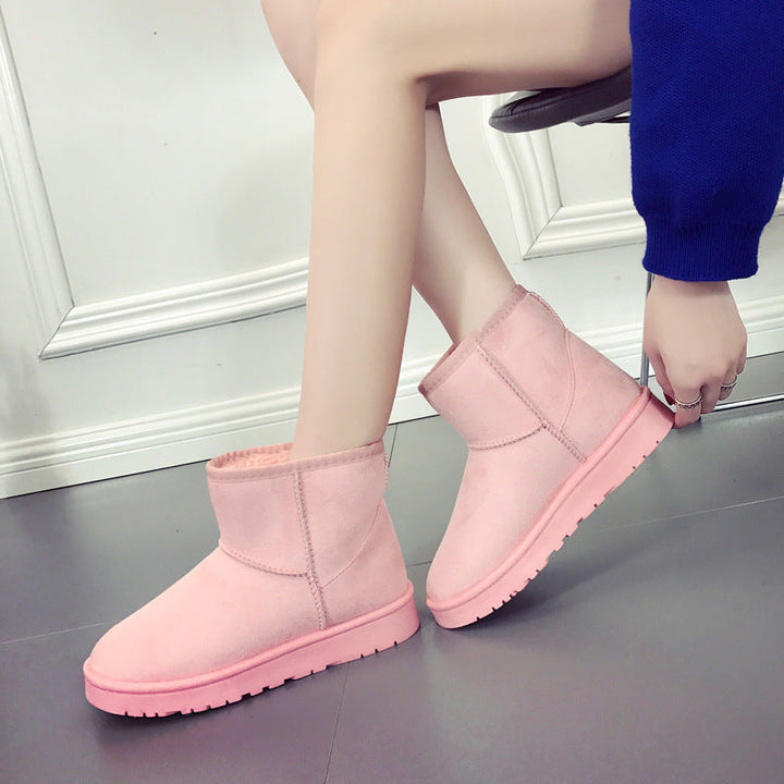 Schneestiefel für Damen mit Kunstfell und rutschfester Gummisohle