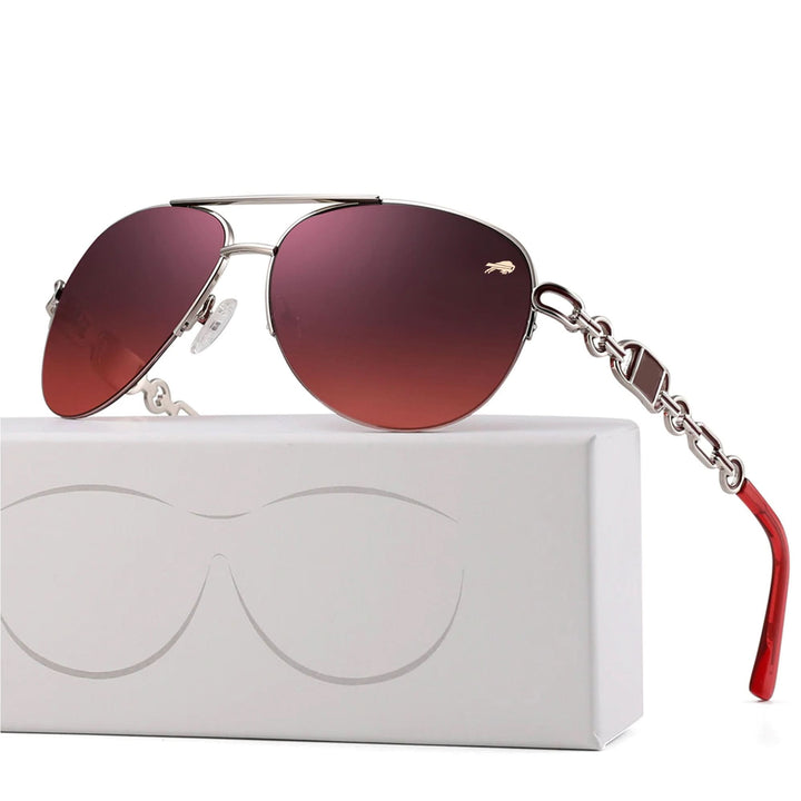 Polarisierte Damen-Sonnenbrille mit UV400-Schutz