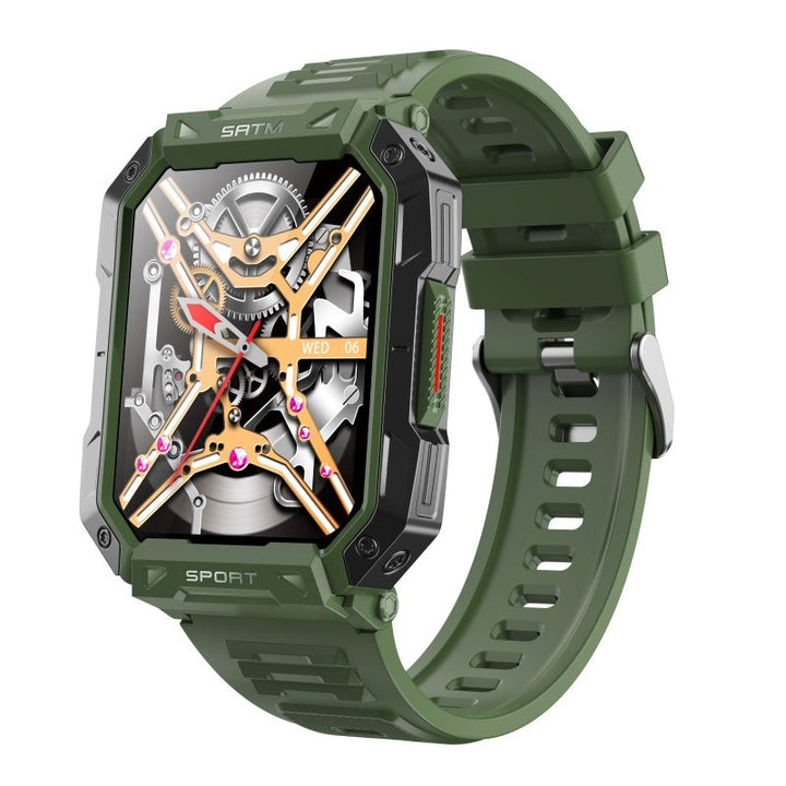 Wasserdichte Smartwatch mit Blutdruck-, Blutsauerstoff- und Schlafmonitor