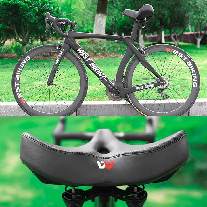 CyclePad Bequemer Fahrradsattel mit extrabreiter Sitzfläche