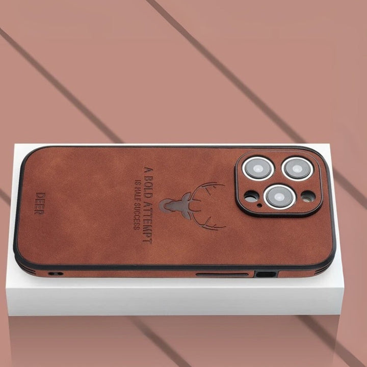 Luxuriöse iPhone-Hülle aus Hirschleder - Veltro