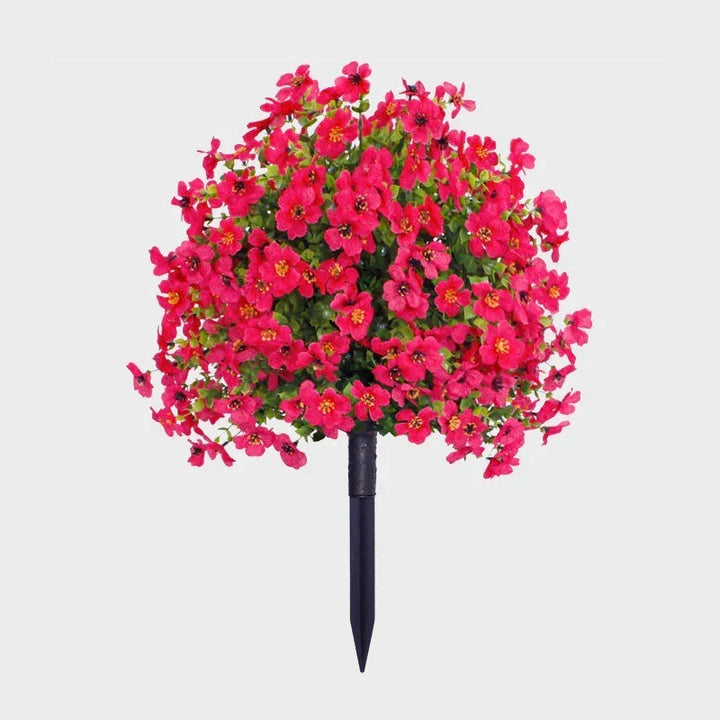 Pflegeleichte künstliche Gartenblumen