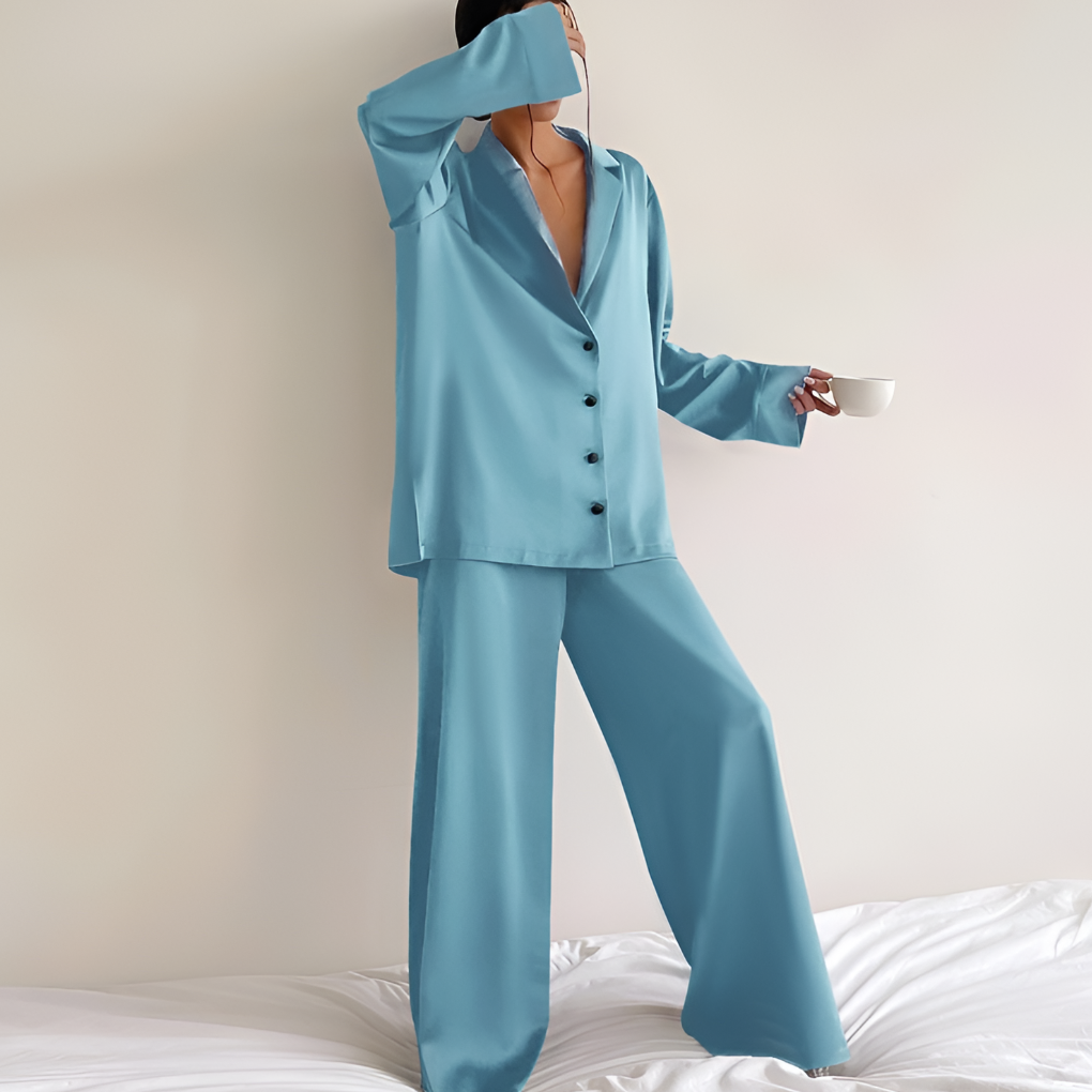 Satin-Loungewear-Set für Damen