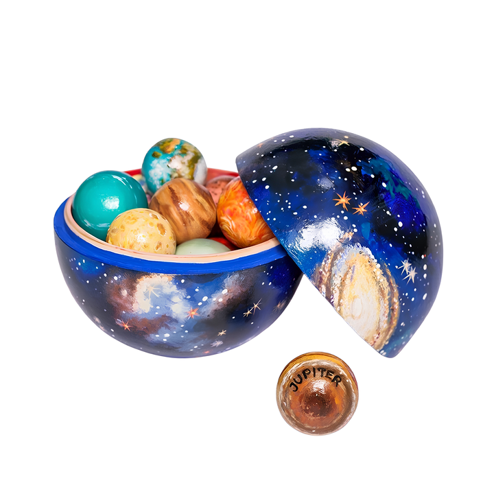 Galaxy Quest Holzplaneten-Set – Pädagogisches Abenteuer für Kinder
