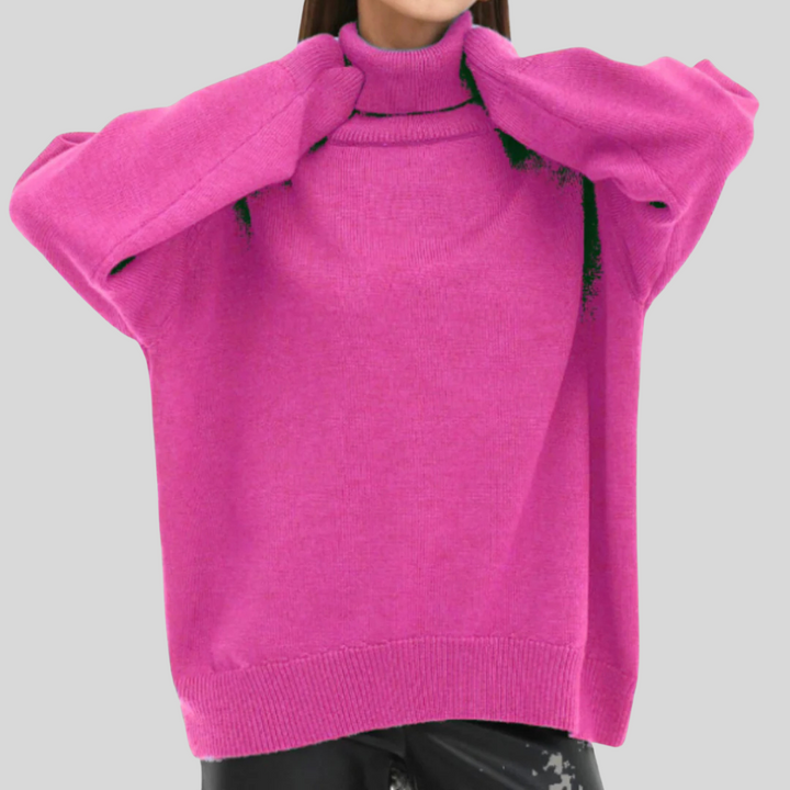 Moderner Rollkragenpullover für Damen