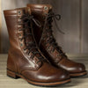 Damen-Schnürstiefel mit stützender Sohle