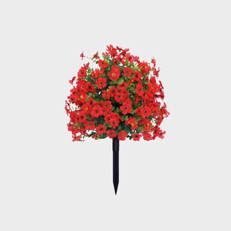 Pflegeleichte künstliche Gartenblumen