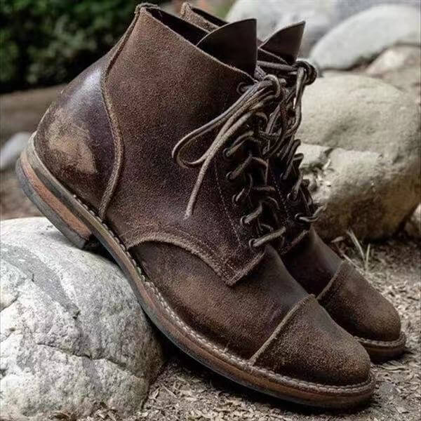 Bequeme Lederstiefel für Herren, klassisch und mit gutem Halt