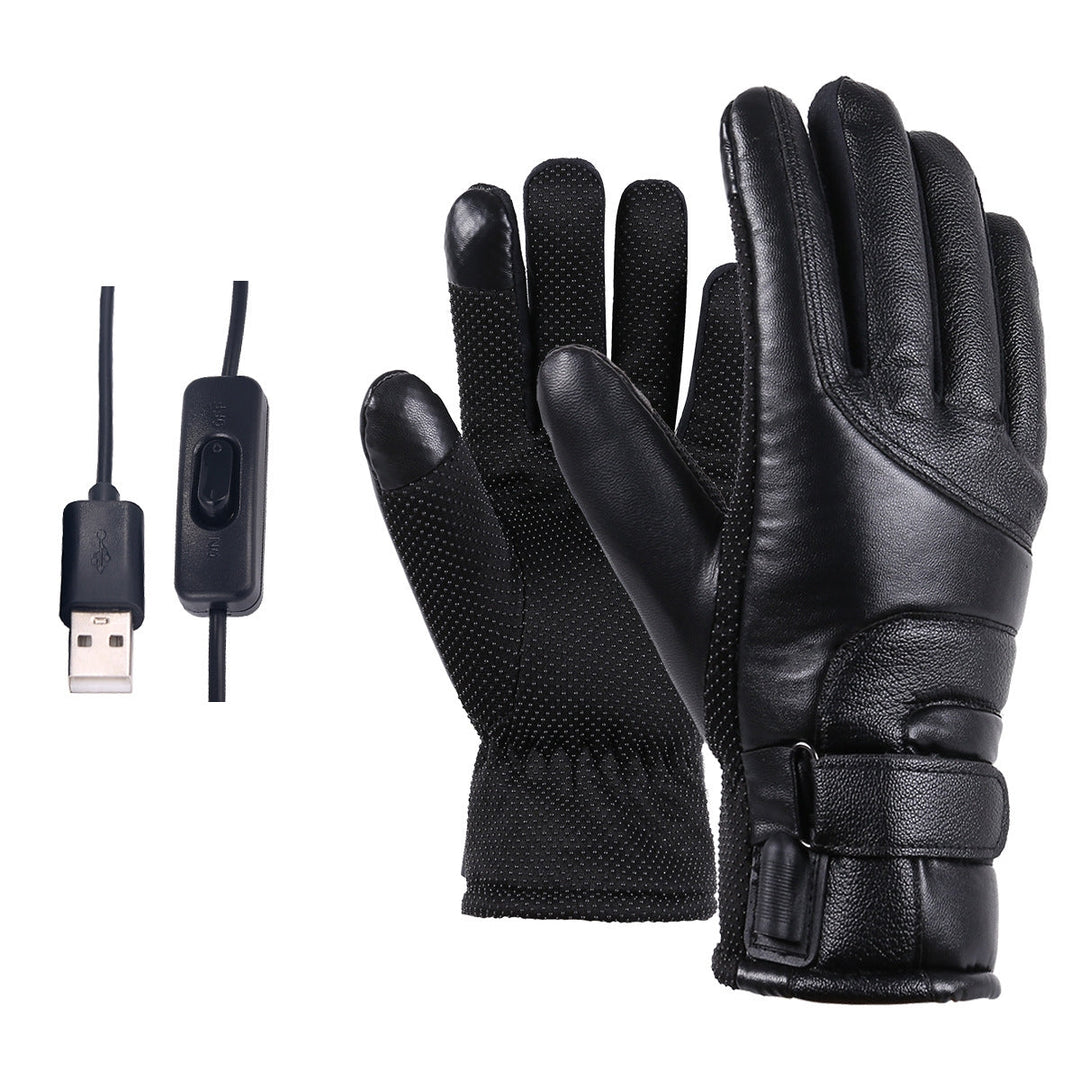 Beheizte Handschuhe mit Touchscreen, winddicht für Rad und Ski