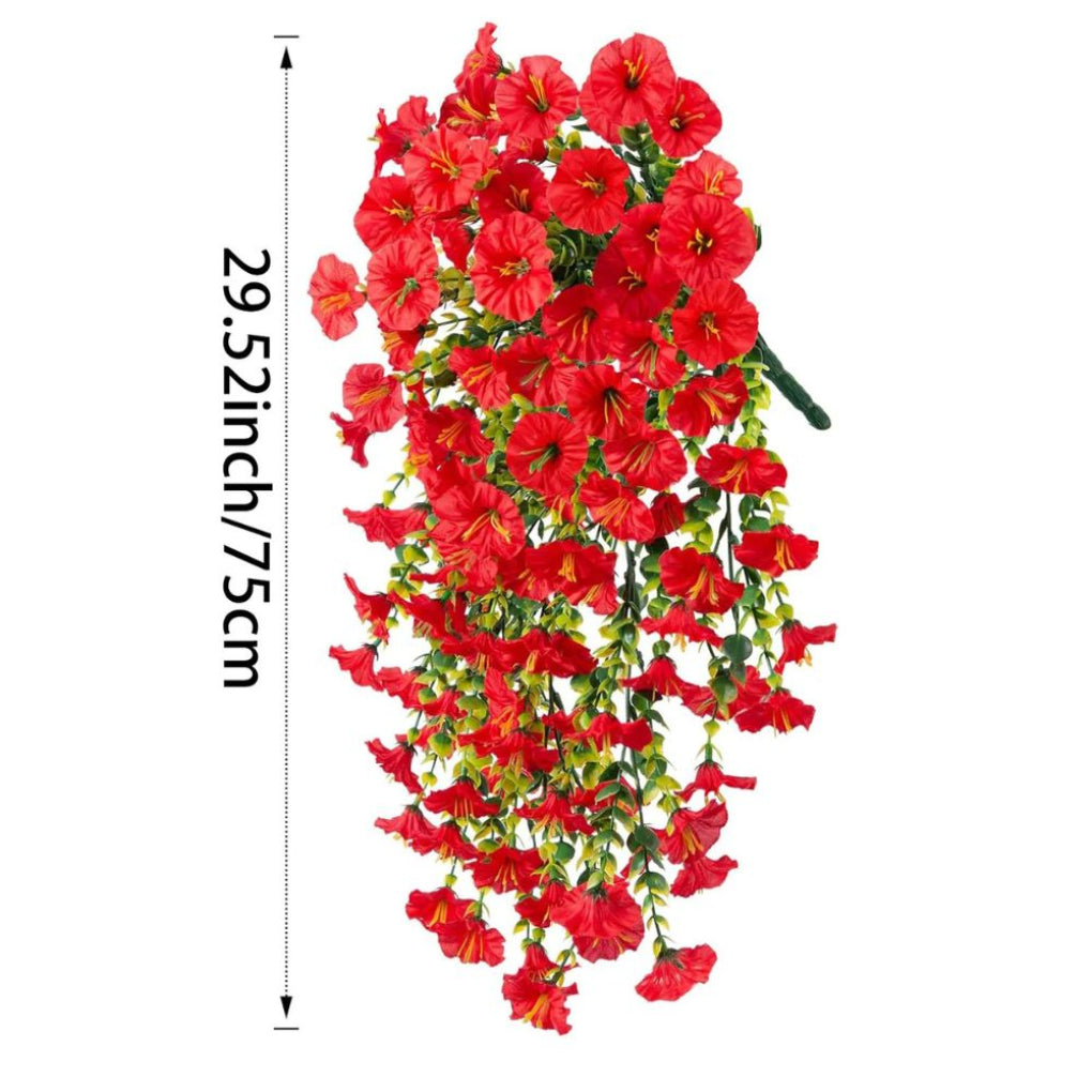 UV-beständige künstliche Windeblume als Hängedekoration