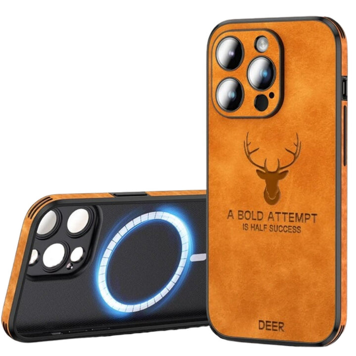 Luxuriöse iPhone-Hülle aus Hirschleder - Veltro
