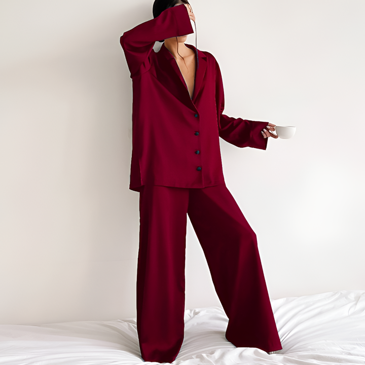 Satin-Loungewear-Set für Damen