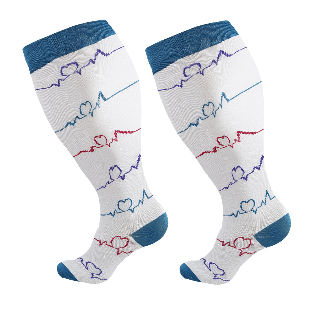 Reisesocken mit abgestufter Kompression