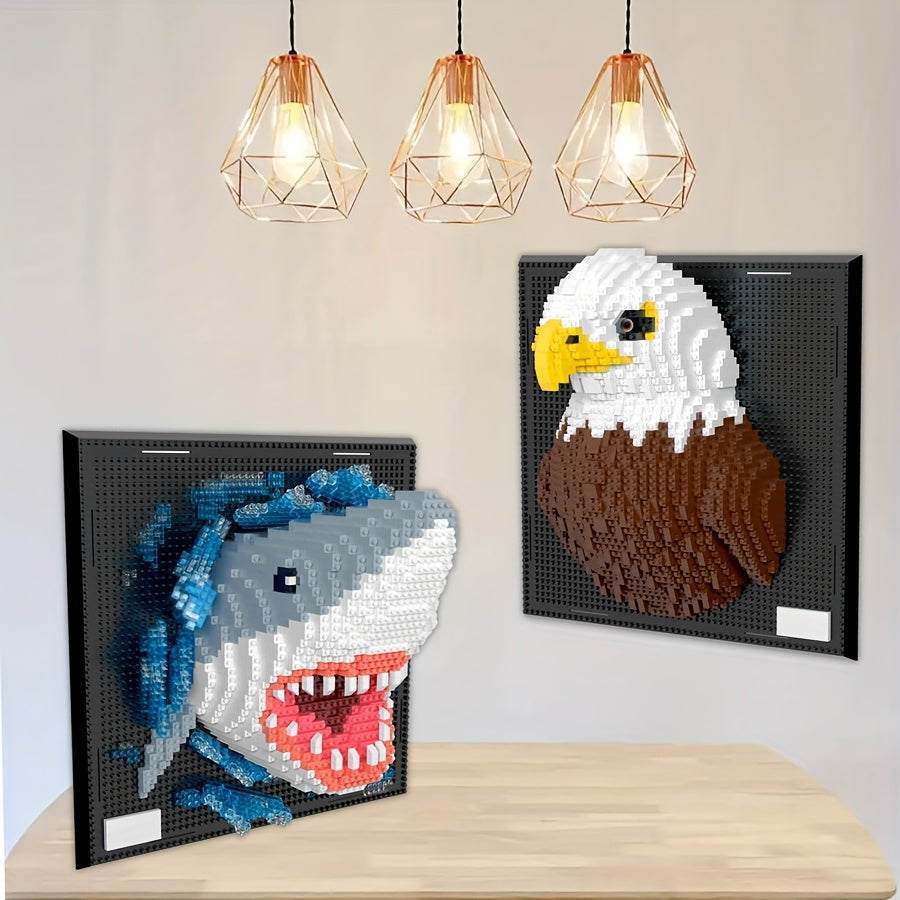 Kreative 3D-Bausteine – Kollektion Hai und Adler