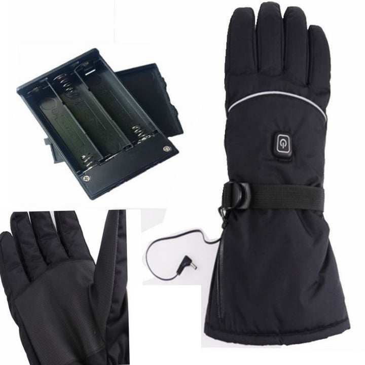 Beheizte Skihandschuhe mit rutschfester Handfläche und 3 Stufen