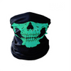 Halswärmer mit Totenkopf-Print für Motorrad und Ski