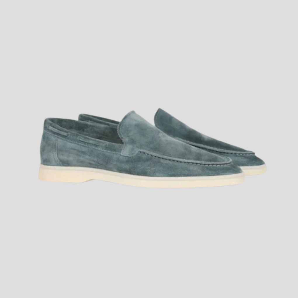 Herren-Wildleder-Slipper