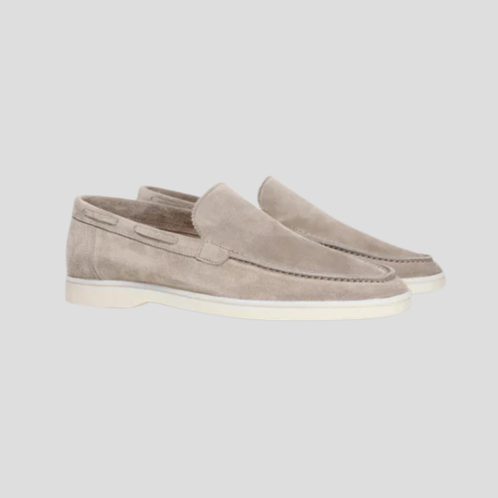 Herren-Wildleder-Slipper