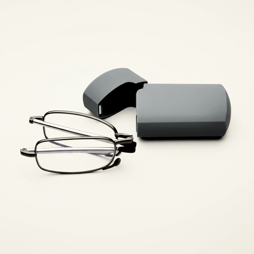 Faltbare Lesebrille - Portabel mit Etui