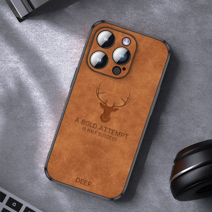 Luxuriöse iPhone-Hülle aus Hirschleder - Veltro