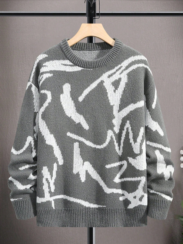 Herren Pullover mit Grafikprint - Arvid