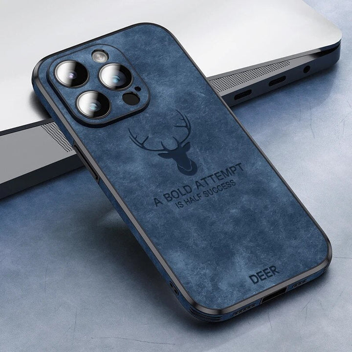 Luxuriöse iPhone-Hülle aus Hirschleder - Veltro