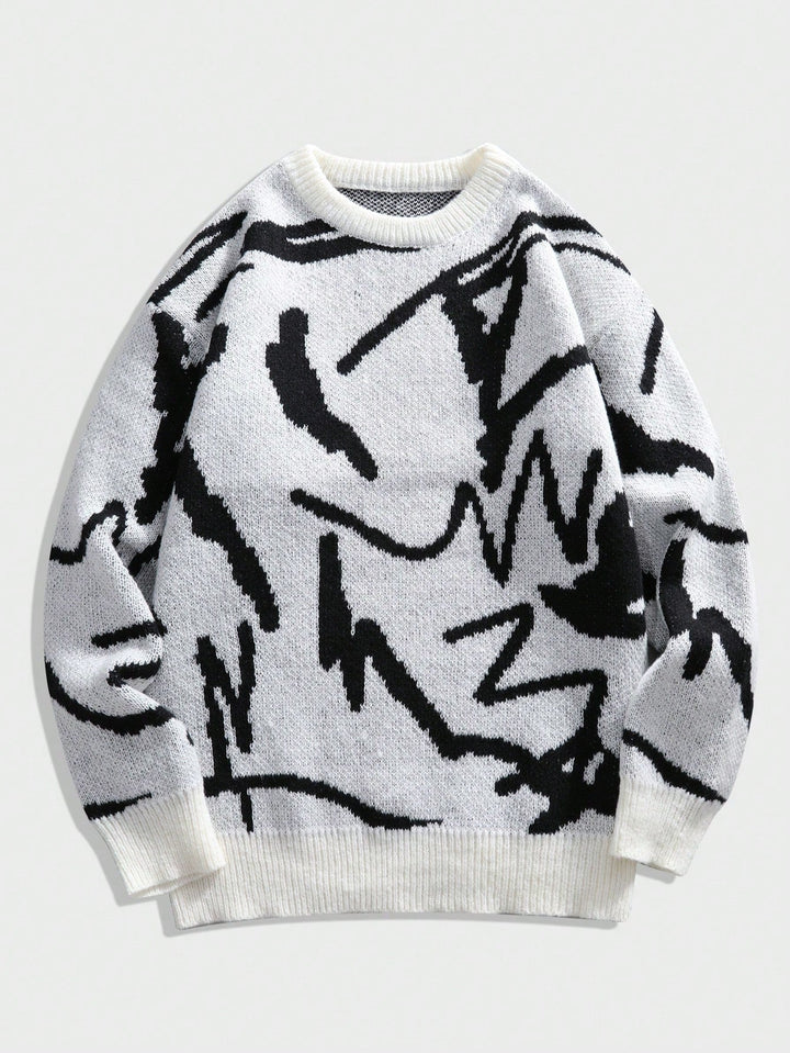 Herren Pullover mit Grafikprint - Arvid