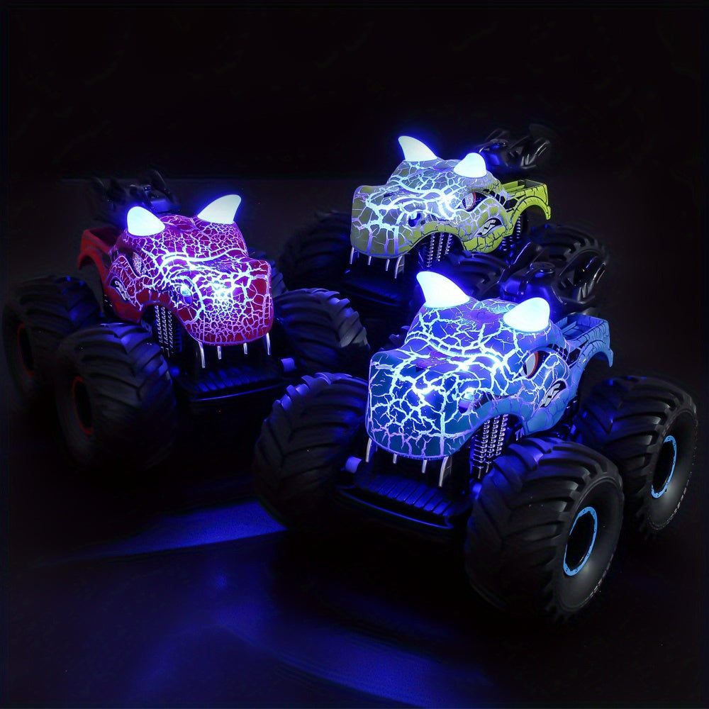 DinoBlaze Stunt Car - Spektakulärer Monster-Truck RC mit Rauch und Licht