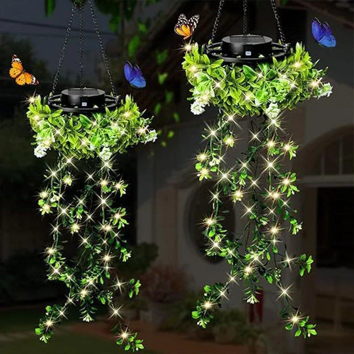 Solar-Efeu-Lichterkette für Gartendekoration