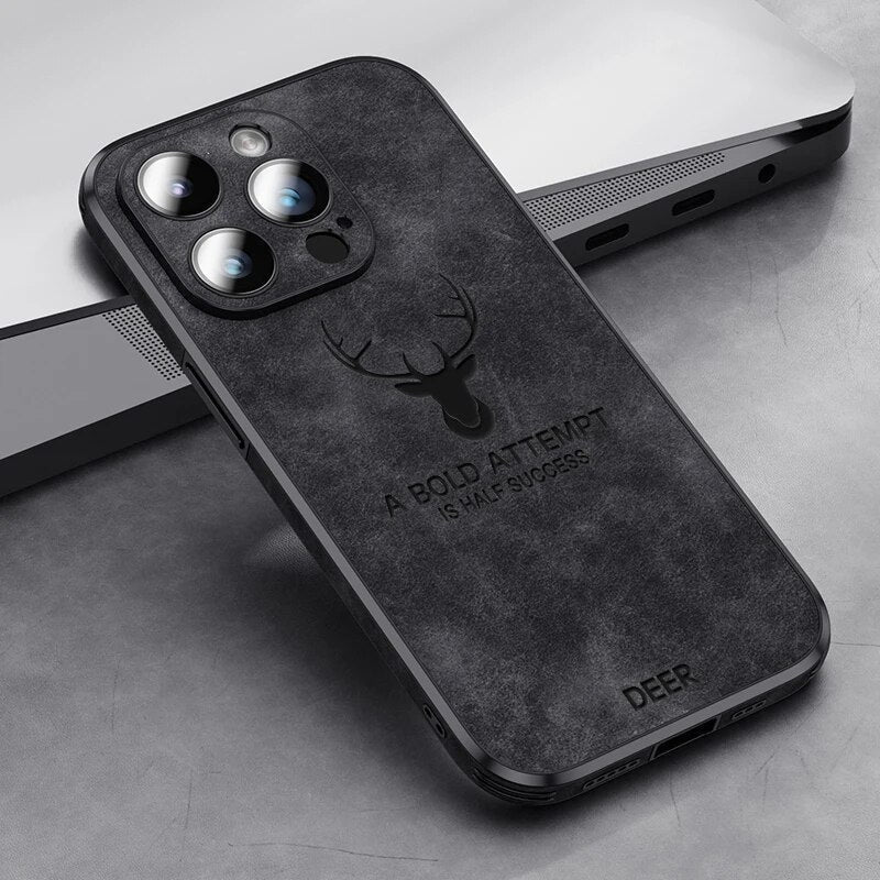 Luxuriöse iPhone-Hülle aus Hirschleder - Veltro