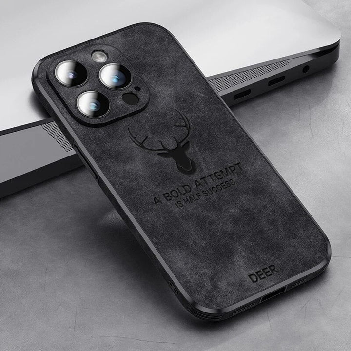Luxuriöse iPhone-Hülle aus Hirschleder - Veltro