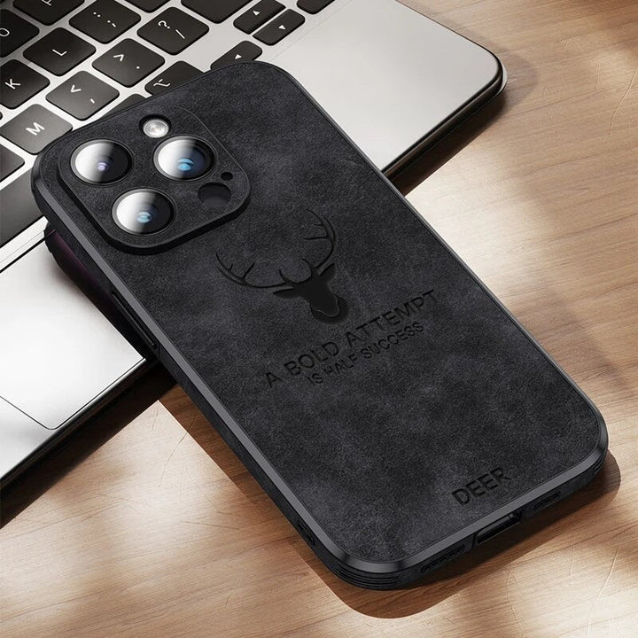 Luxuriöse iPhone-Hülle aus Hirschleder - Veltro