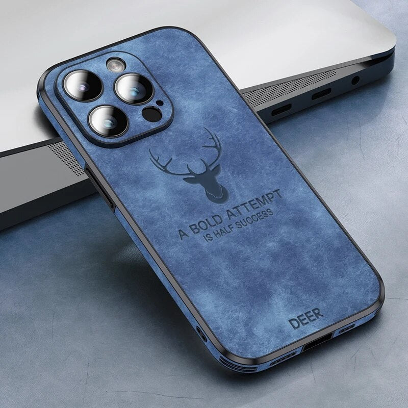 Luxuriöse iPhone-Hülle aus Hirschleder - Veltro