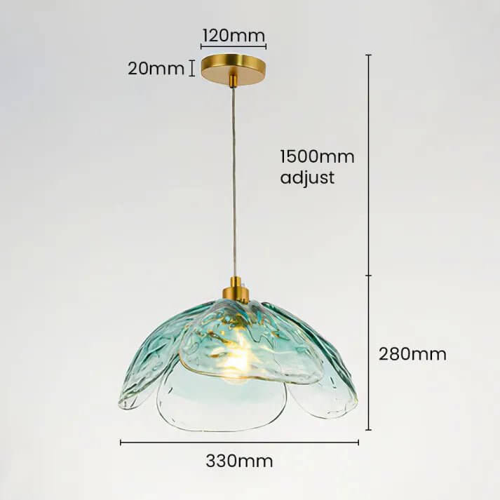 Blütenblatt-Hängelampe - Elegante Nachtlampe