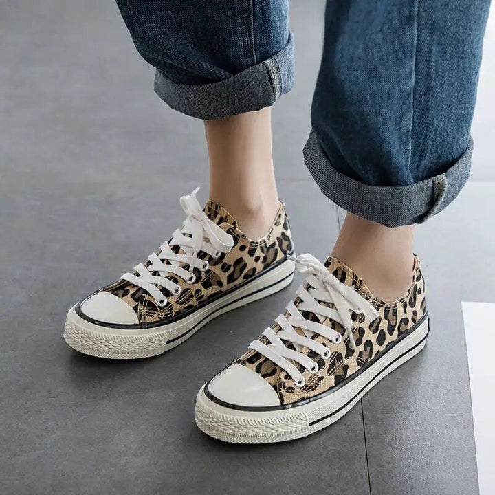 Stylische Leopard Damen Sneakers – Savannah