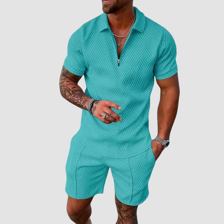 Zweiteiliges Sommer-Set für Herren – lässiger Komfort, ideal für Sommertage