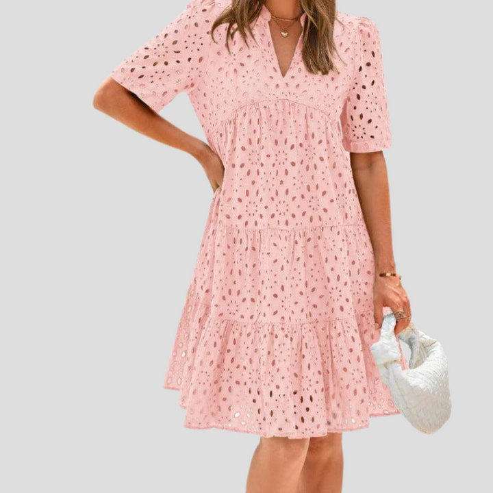 Sommerkleid für Damen aus Häkelstoff