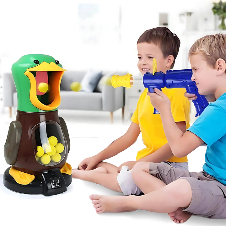 Luftbetriebenes Soft Bullet-Spiel mit wandelnder Ente und Lichtern