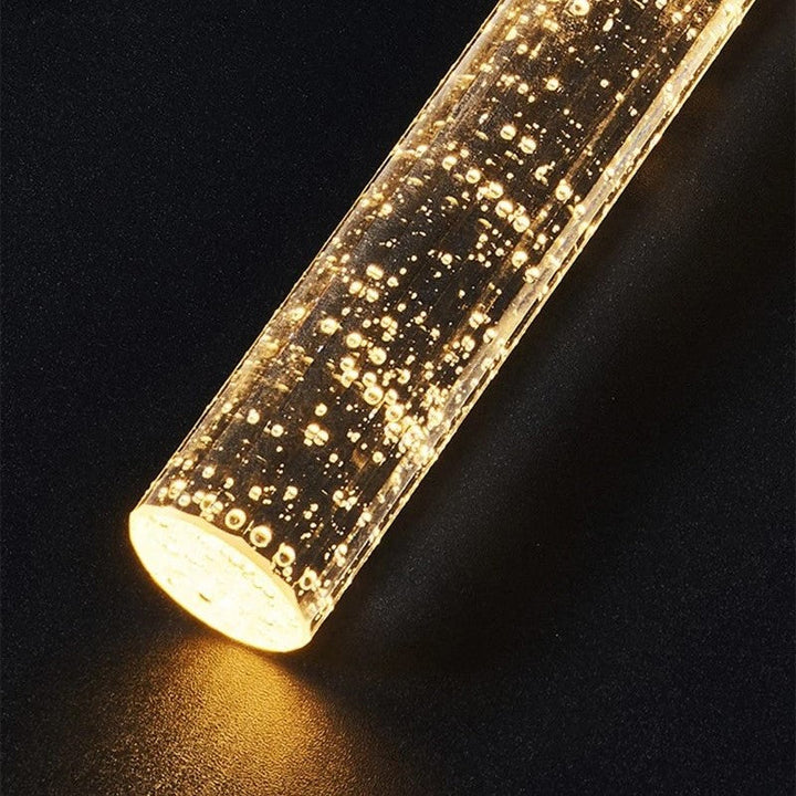 Zylinderförmige Glas-Pendelleuchte – Lustreau