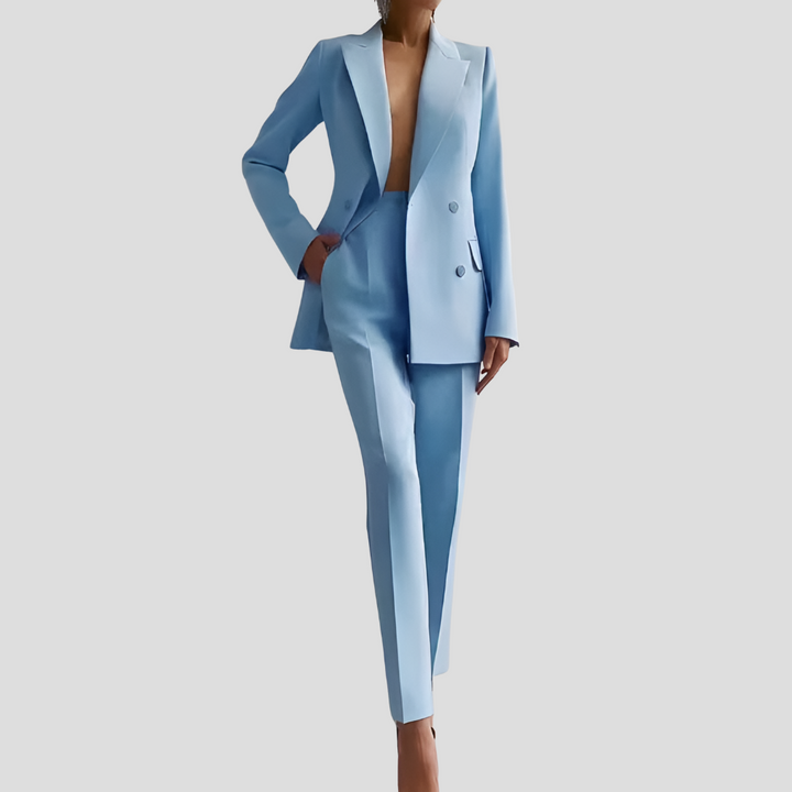 Stilvolles Blazer- und Hosen-Set für Damen